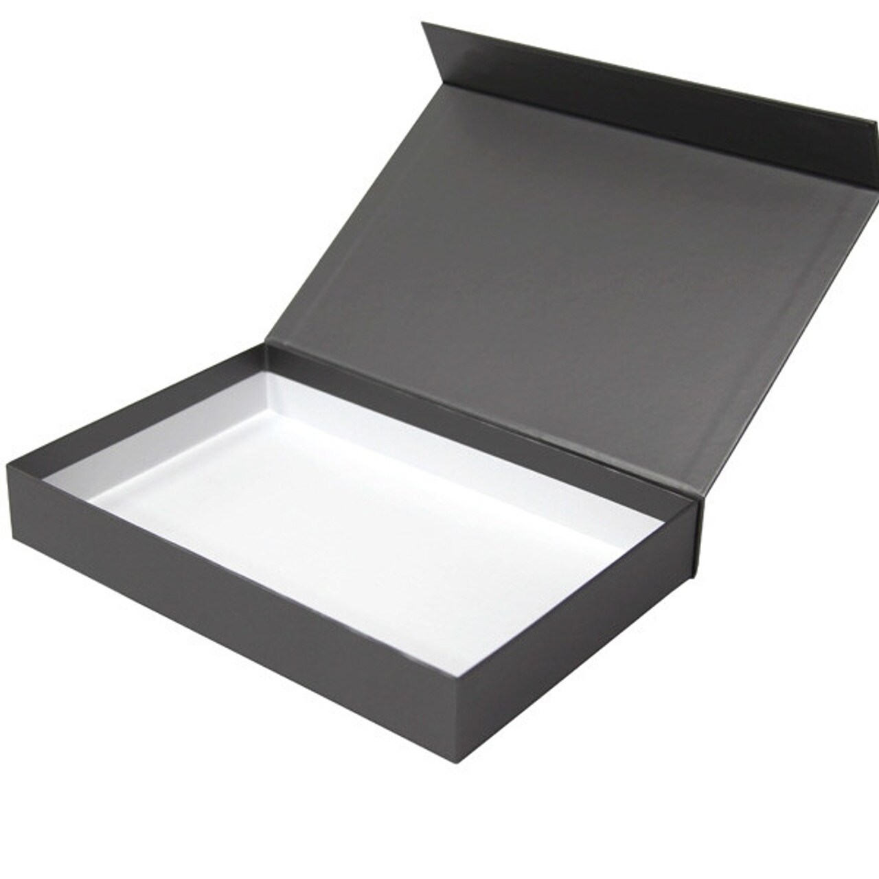 10 Boxes - Magnetic Gift Boxes - Pewter - 10-3/4" x 7-1/8" x 1-5/8"